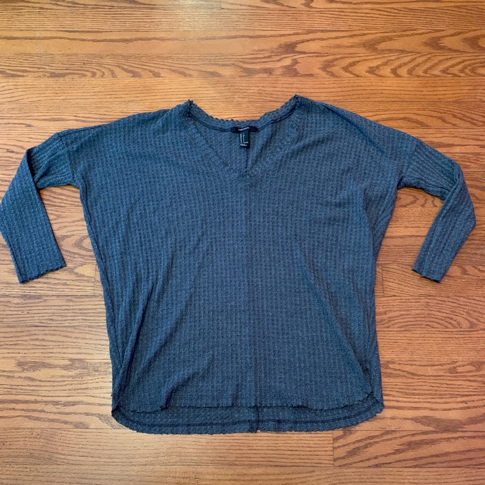 Grey Forever 21 Long Sleeve